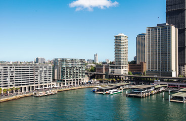 Fototapeta na wymiar Circular Quay in Sydney, New South Wales, Australia