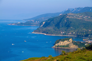 Fototapeta na wymiar view of the bay in montenegro