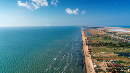 Beautiful sun rise at beach.