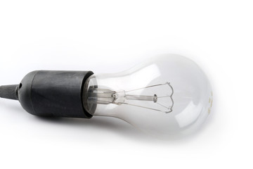 light bulb isolated on white background