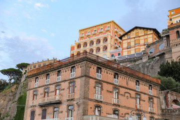Fototapeta na wymiar Buildings in Sorrento, Naples, Italy