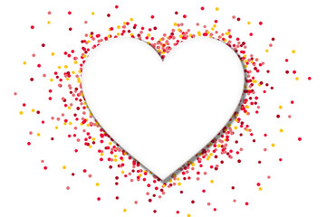 Valentine's day background with heart. Valentine's love card