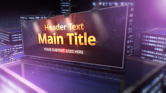 City Billboard Title