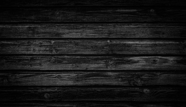 alte schwarze dunkle rustikale Holztextur - Holz Hintergrund