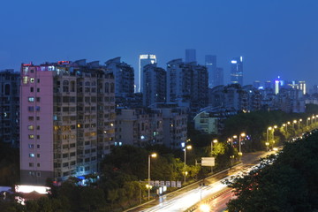 Fuzhou at night