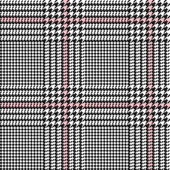 vector houndstooth seamless black and white pattern - 246479067