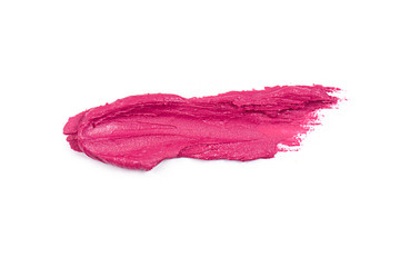 Smear of lipstick on an isolated background.