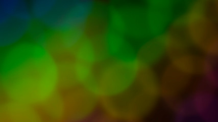 Obraz premium rainbow colored bokeh balls background