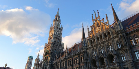 the old city hall in Munich