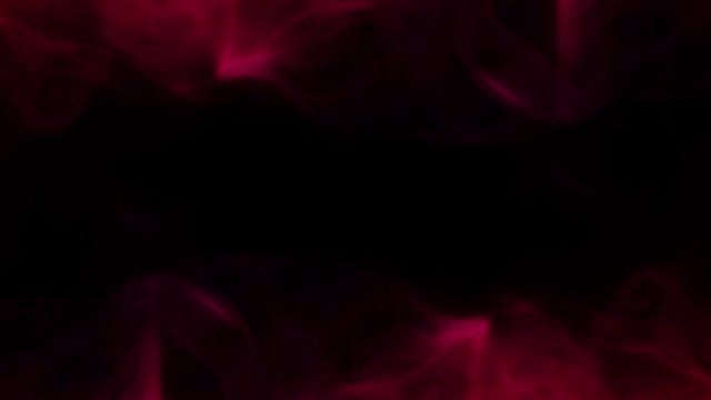 abstract red smoke waving on the adges at dark background