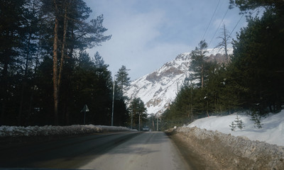 road in the mountains