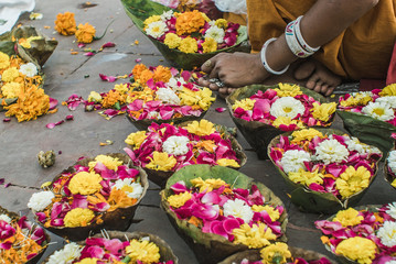 flowers for offerings to the gods in india
