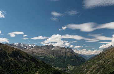 Alpen Landschaft in Italien Meran