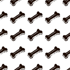 bone toy vector seamless pattern