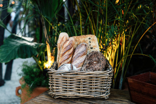 Breads in a basket