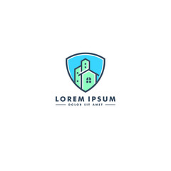 Home building logo design, house icon  vector illustration