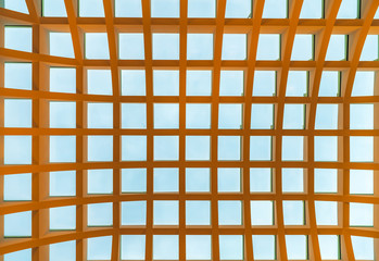 metal profile grilles design work as a background