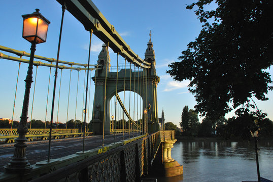 Hammersmith Bridge In London