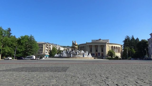 colchis fountain roundabout georgia