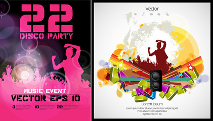 Big music event. Background ready for poster or banner