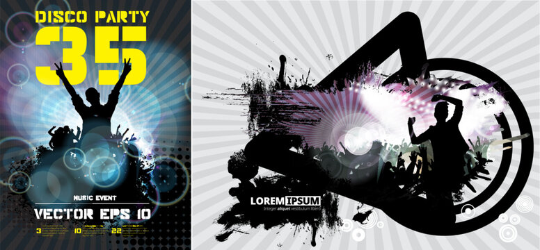 Big music event. Background ready for poster or banner