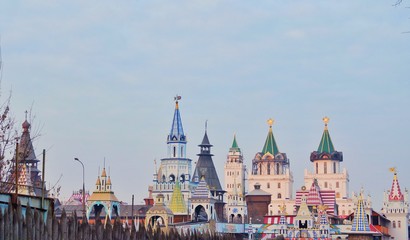 Fototapeta premium Moscow city view, Russia