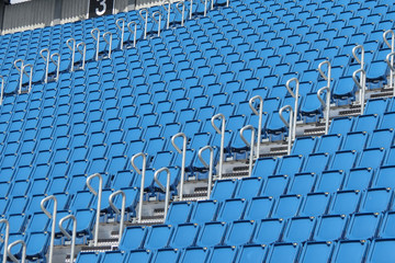 Fototapeta premium Stadium seats background