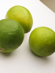 three green limes