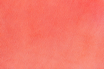 Fototapeta premium Coral orange color of leather texture, background, surface