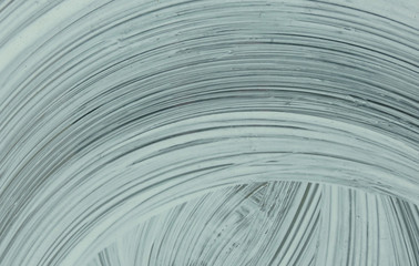 White paint layer on glass