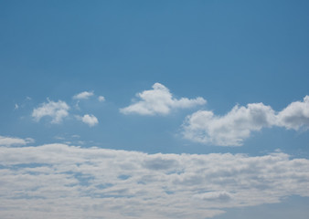 blue sky with clouds background