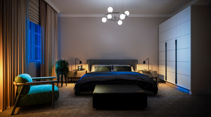 interior of a hotel room
