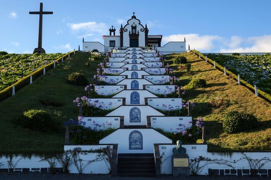 Ermida de Nossa Senhora da Paz, Vila Franca do Campo, Island of Sao Miguel, Azores, Portugal, Europe
