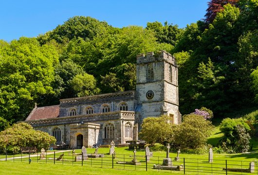 Church of St. Peter, Stourton, Wiltshire, England, Great Britain