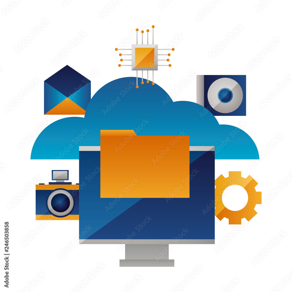 Poster cloud computing monitor file