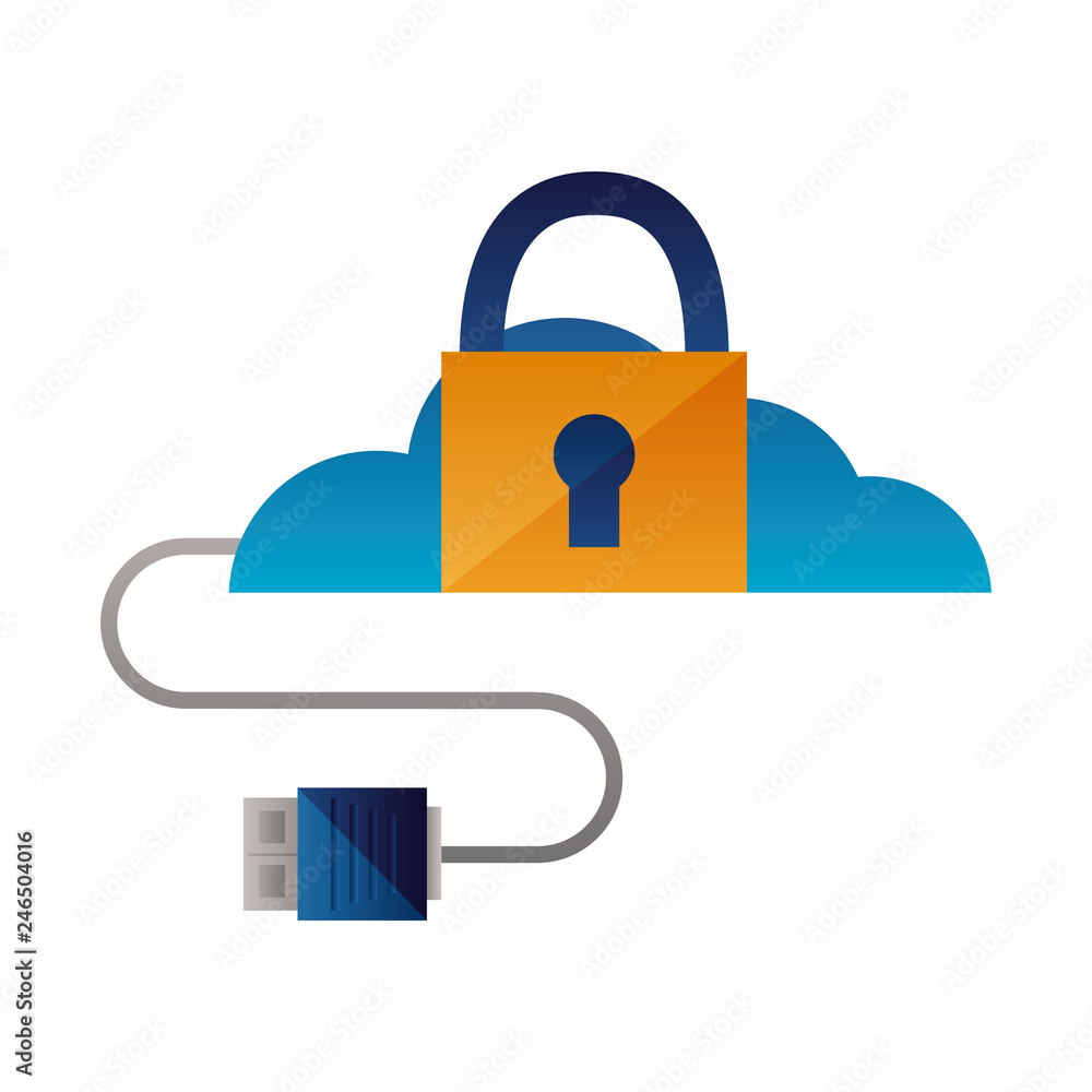 Poster cloud computing security data cable
