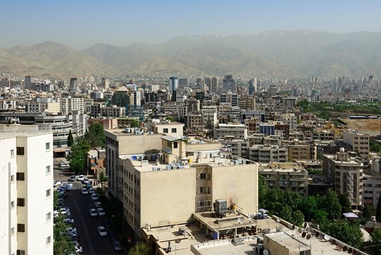 View over Tehran, Iran, Asia