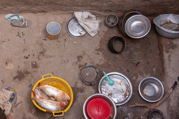 Outdoor Kitchen in Djenné, Mali