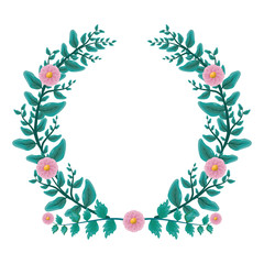 wreath flower foliage floral
