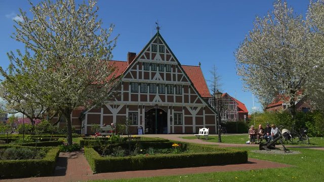 Townhall of Jork, Altes Land Region, Lower Saxony, Germany, Europe