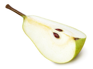 Pears isolated on white