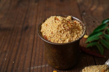 Idli Podi or chutney Powder- dry condiment for South Indian breakfast