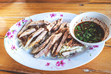 grill beef thai food