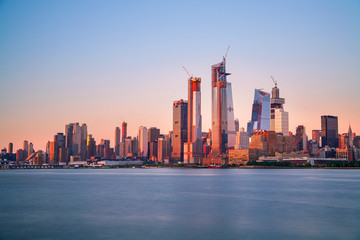 Fototapeta premium Panoramę Nowego Jorku w nocy