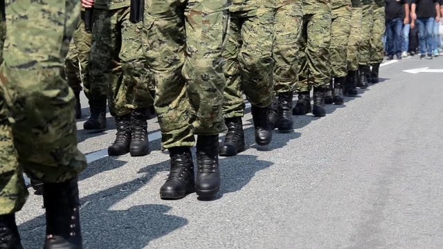 Army Marching Images – Browse 22,986 Stock Photos, Vectors, and Video