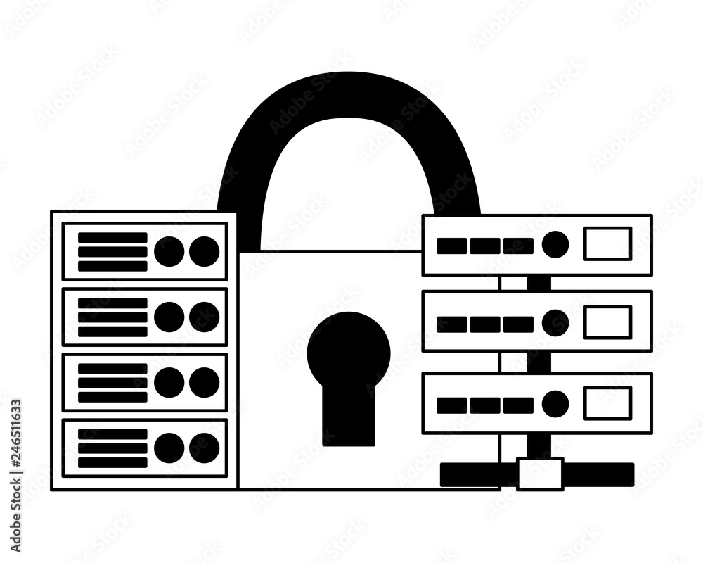Poster database server center storage security