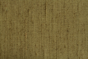 Background - green rough tarpaulin cloth. Macro