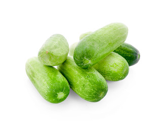 Cucumber isolated on white background