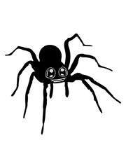 klein süß niedlich gesicht spinne vogelspinne design clipart logo ekelig krabbeln monster horror halloween angst