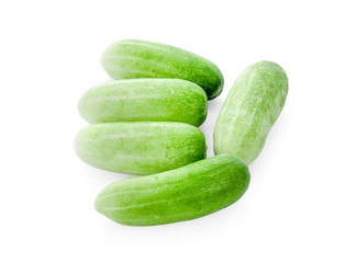 Cucumber isolated on white background